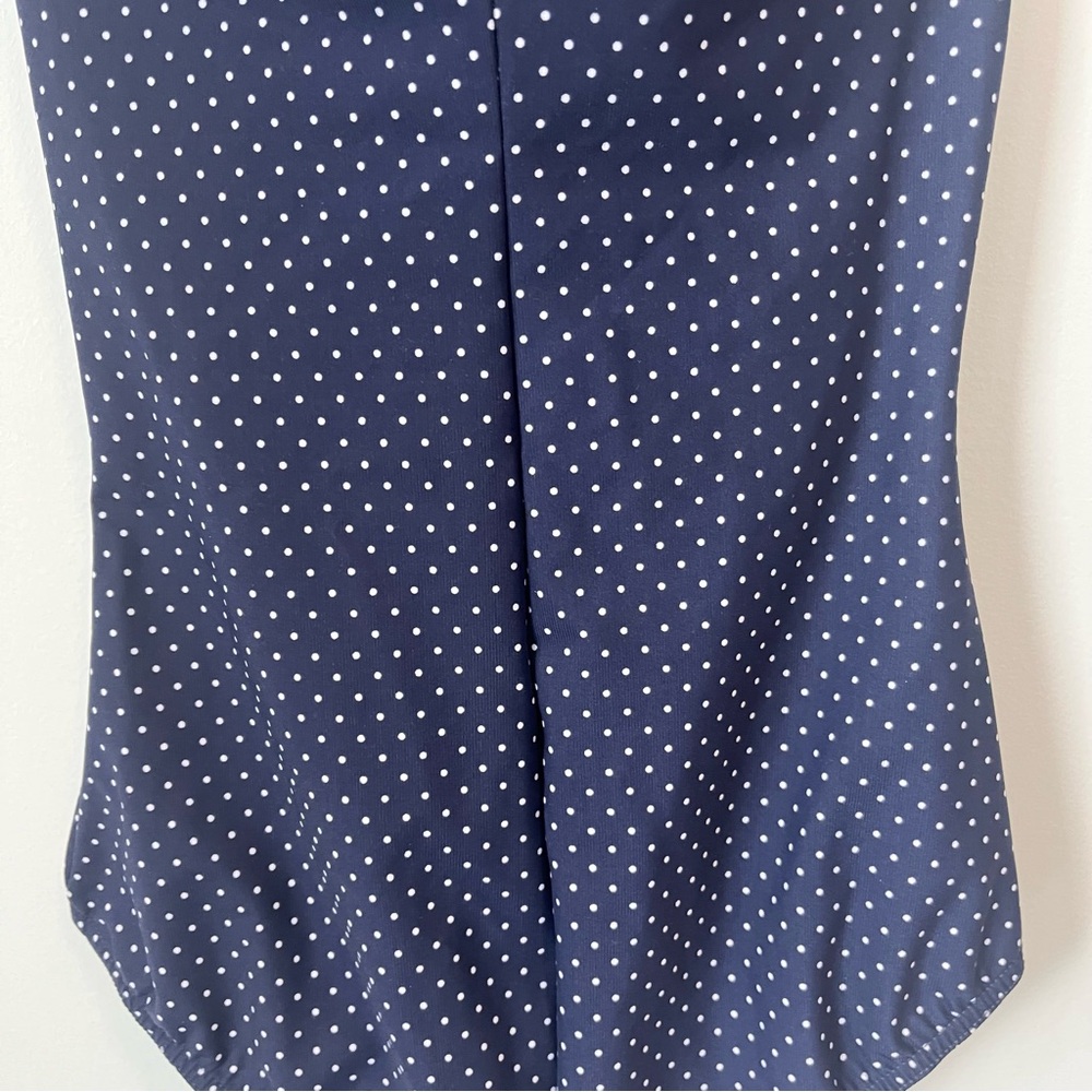 MIRACLESUIT Spellbound pin point Polka Dot Halter One Piece Swimsuit S - Picture 10 of 16